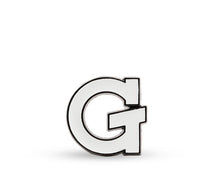 Load image into Gallery viewer, White G Enamel Pin
